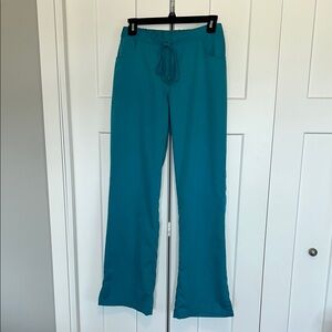 Grey’s Anatomy Teal Drawstring Wide-Leg Scrubs